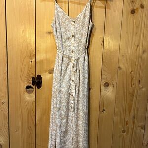 Sienna Sky Cream Floral Maxi Dress